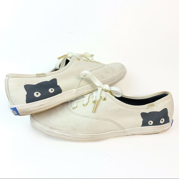 Keds Shoes - Keds x Taylor Swift White Lace Up Cat Sneakers